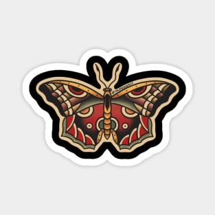 Traditional Butterfly Tattoo Magnet