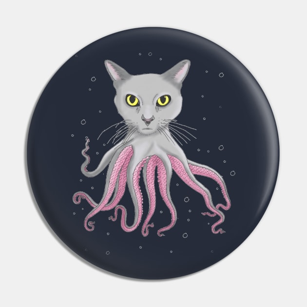 Octopuss Pin by ArtsyAmber