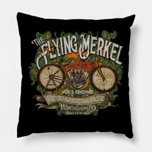 The Flying Merkel 1911 - Vintage Pillow