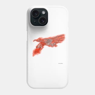 Fire Dragon On White Phone Case