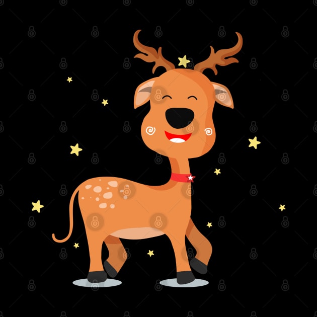 Reindeer Christmas by Clothes._.trends