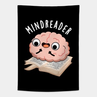 Mind Reader Funny Brain Pun Tapestry