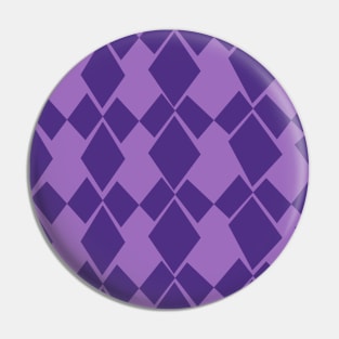 Geometric Diamonds Design (Purple) Pin