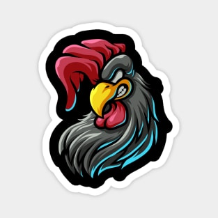 ROOSTER HEAD Magnet