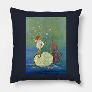 Fairy Under the Sea - Ida Rentoul Outhwaite Pillow