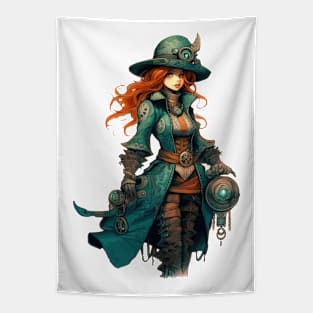 Steampunk Witch #5 Tapestry