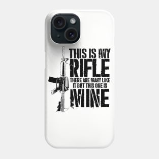 THIS IS MY AR15 - Dark text version Phone Case