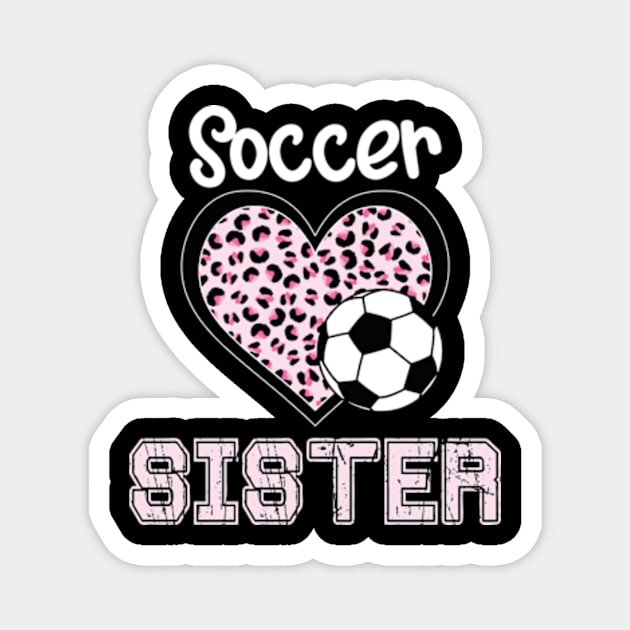 Soccer Sister Magnet by David Brown