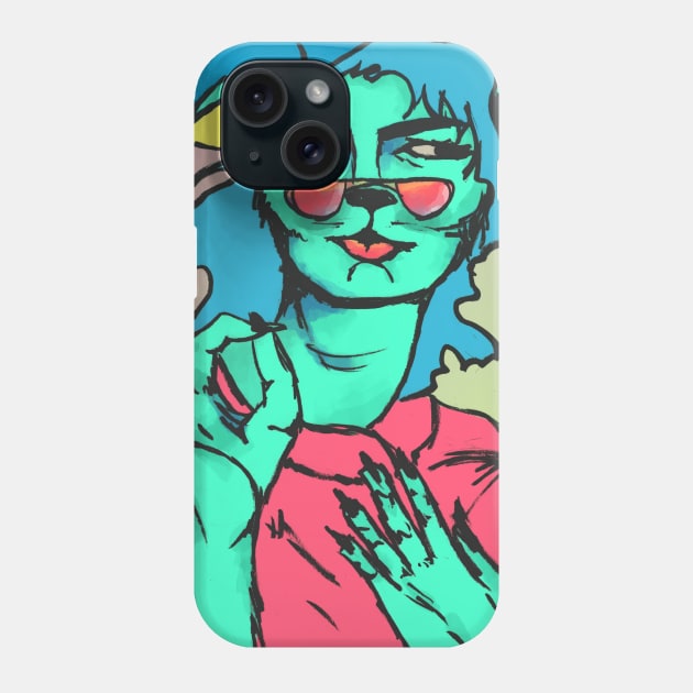 Colorcat Phone Case by @akaluciarts