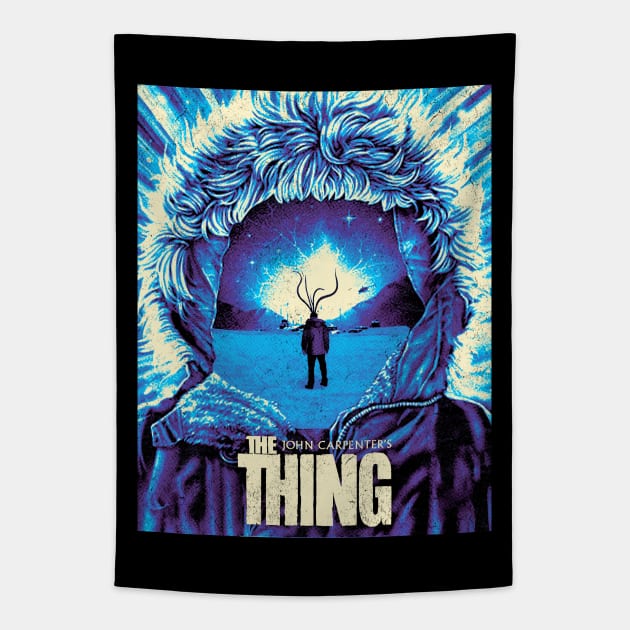 The Thing 1982 Horror Tapestry by OrcaDeep