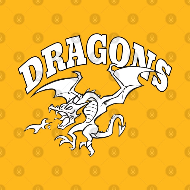 Dragon mascot by Generic Mascots