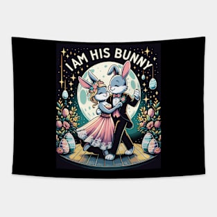 I Am His Bunny Romantic Spring Easter Design Tapestry