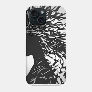 Hedgehogs Shadow Silhouette Anime Style Collection No. 35 Phone Case