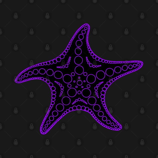 Starfish (purple/black) by calenbundalas