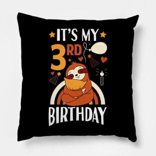 It's My 3rd Birthday Pillow