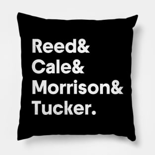 The Velvet Underground Names List Pillow