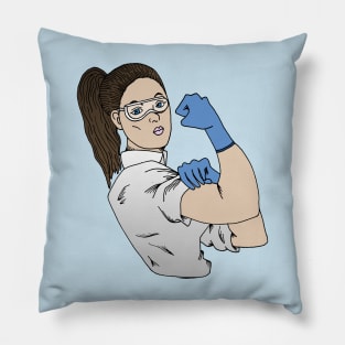 Rosie the Scientist Pillow