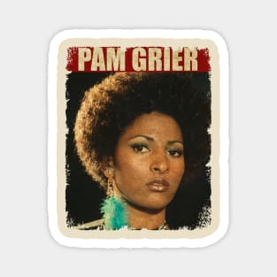 Pam Grier - NEW RETRO STYLE Magnet