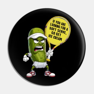 Funny Pickleball Player Paddleball Lover Pin