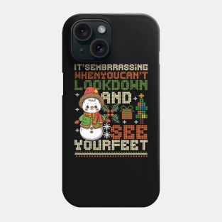 Snowman Christmas funny Phone Case