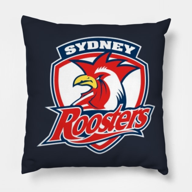 Sydney Roosters Pillow by zachbrayan