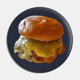 Food Really Cheesy Cheeseburger Pin