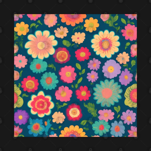 Psychedelic Blooms by Adele