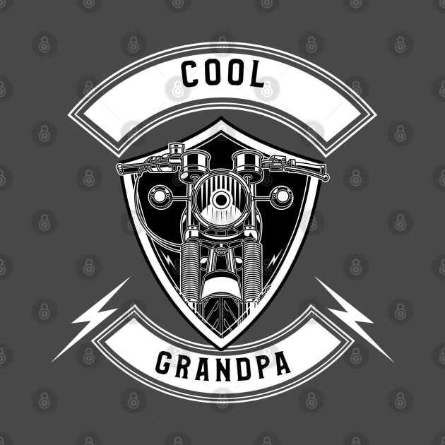 Cool Grandpa Motorcycle by DDSTees