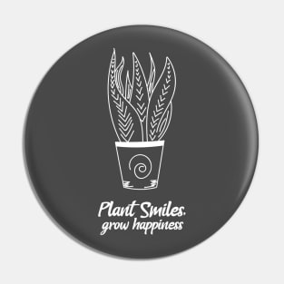 Plant smiles, grow happiness gardening Pin