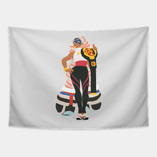 Minimalist Champion Twintelle Tapestry by Blitzitron25