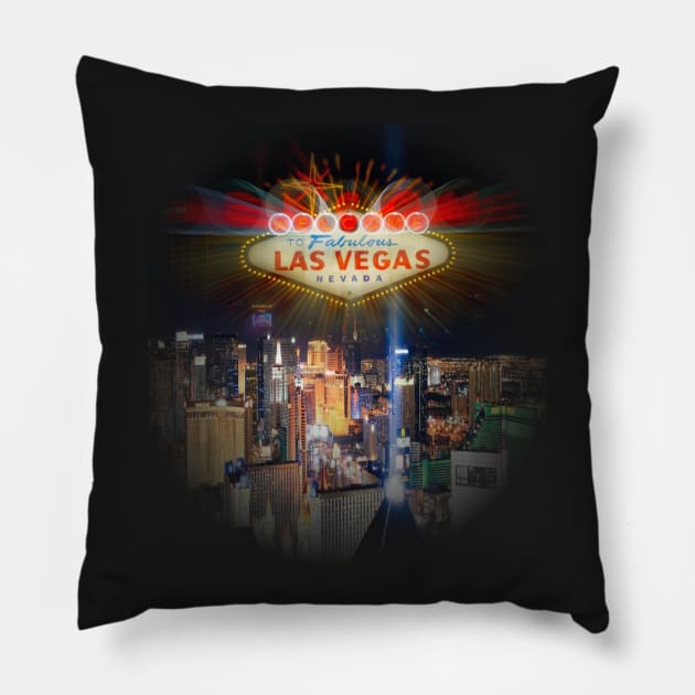 Welcome to Las Vegas Pillow by LegacyLenzEntertainment1