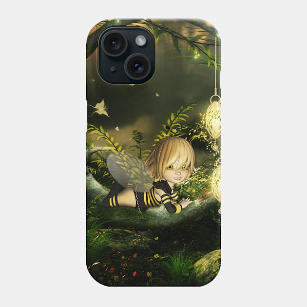Cute little girl bee Phone Case by Nicky2342