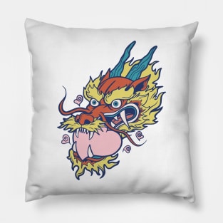 dragon love Pillow