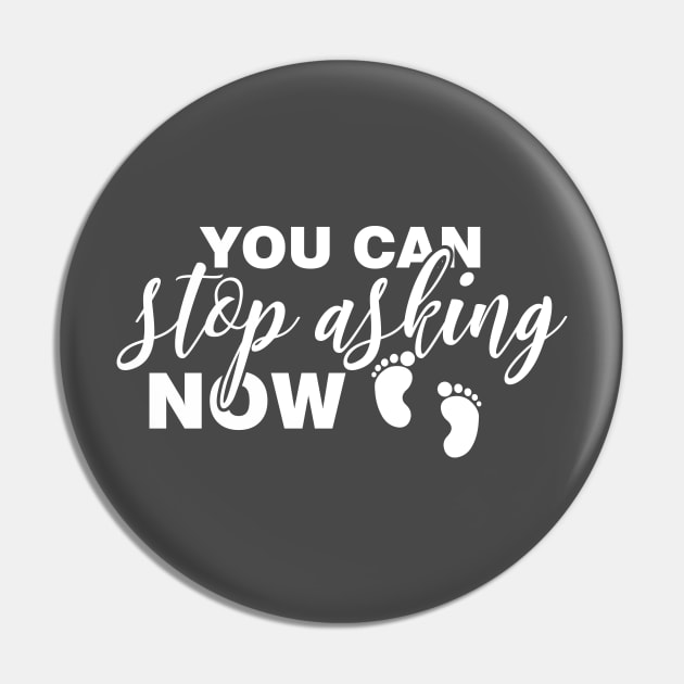 You Can Stop Asking Now 3 Pin by Litho