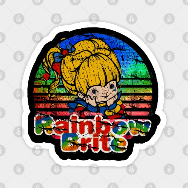 Vintage Rainbow Brite 80s Magnet by Gpumkins Art