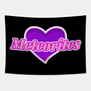 Meteorite Collector "I love Meteorites" Meteorite Tapestry