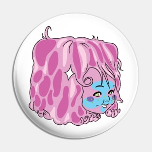 Poodle Girl Pin