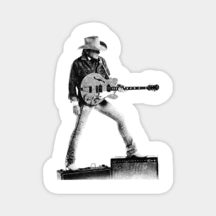 Dwight yoakam Halftone Magnet