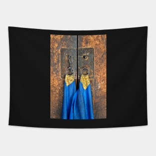 Tibetan Monastery Door Tapestry