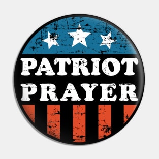 Patriot Prayer Distressed Pin