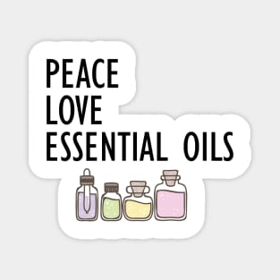 Essential Oils - Peace Love Essential Oils Magnet