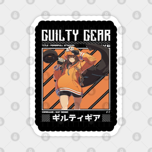 May - Guilty Gear Strive Magnet by Arestration