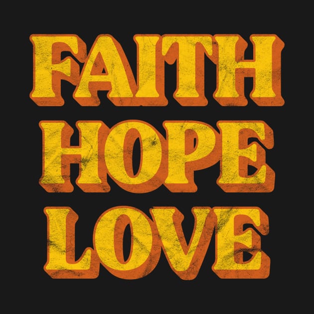 Vintage Faith Hope Love Christian by JeanetteThomas