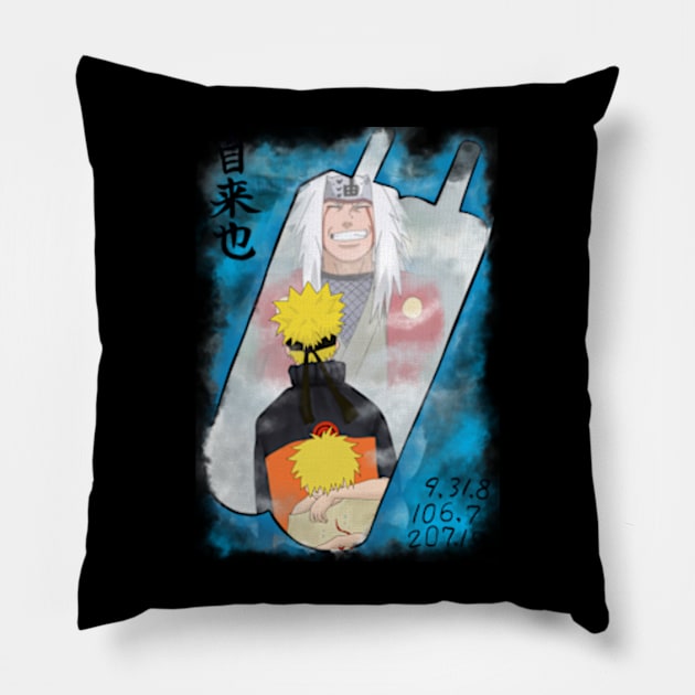 Naruto and Jiraya Pillow by BentoPrint