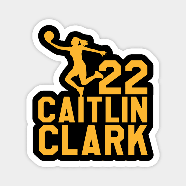 caitlin clark 22 Magnet by trendcrafters