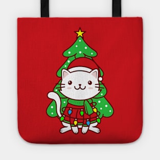 Christmas Cat Tote