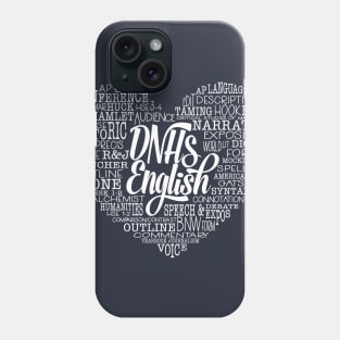 DNHS English Love #2 White Text Phone Case