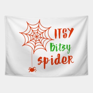 Itsy bisy spider halloween day gifts Tapestry