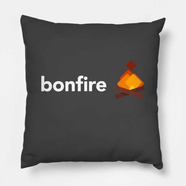 Bonfire Crypto Token Pillow by Ghost Of A Chance 