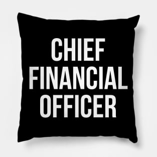 Chief financial officer text only Pillow